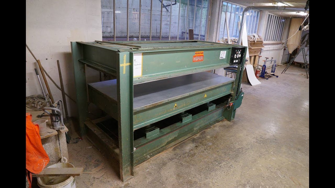 H&Ouml;FER Furnierpresse  (H&ouml;chsmann Klipphausen)