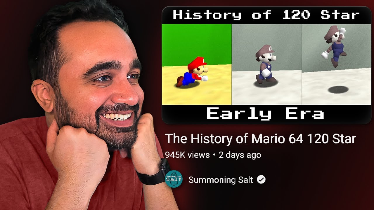 Squeex Reacts to The History of Mario 64 120 Star by SummoningSalt