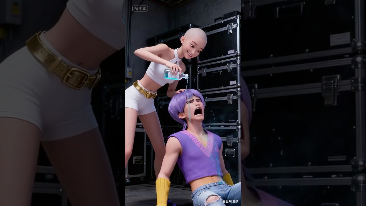 Rumi Steal Mystery's wig?! 👀 Rumi & Mira Found a Loophole! | Kpop Demon Hunters #kpop #golden #rumi