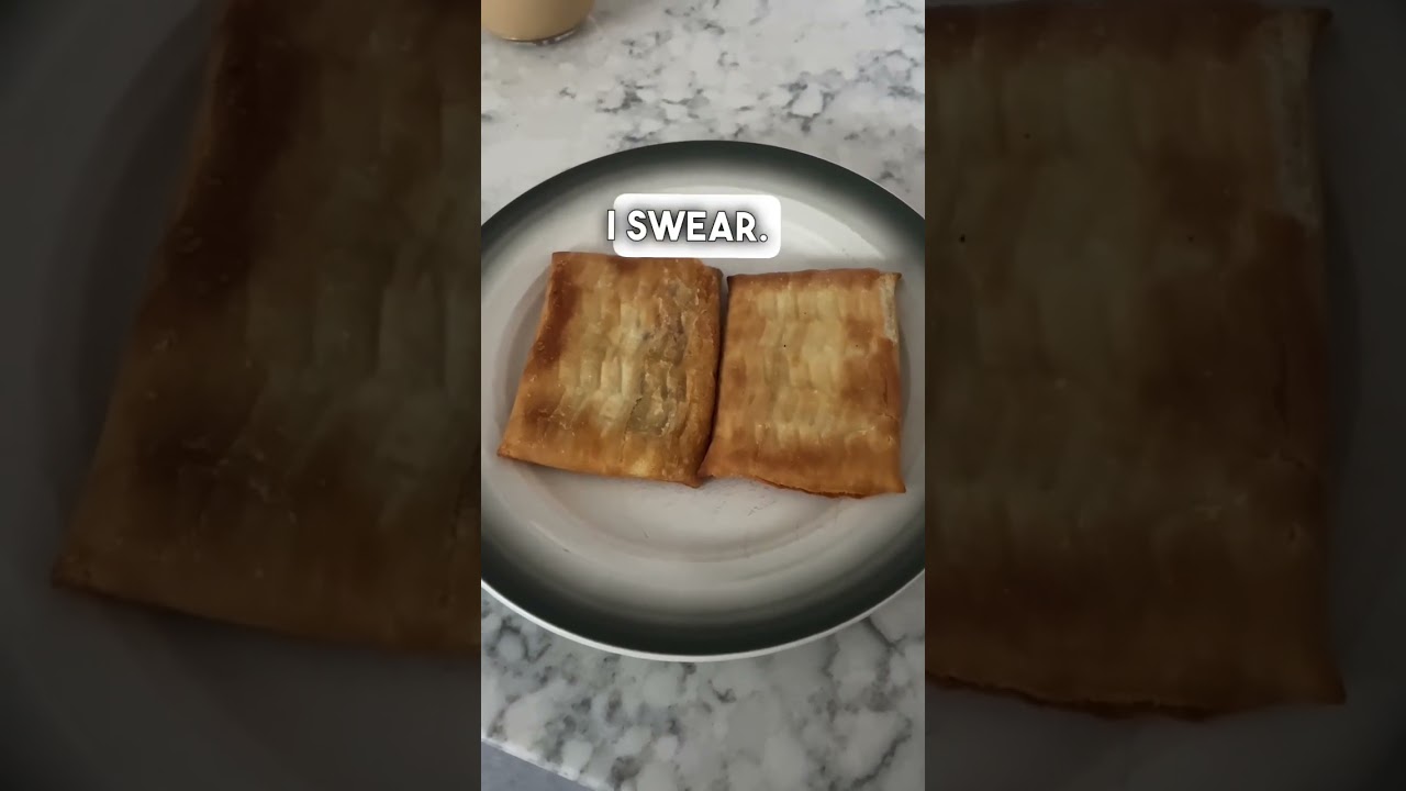 Toaster strudel struggles.