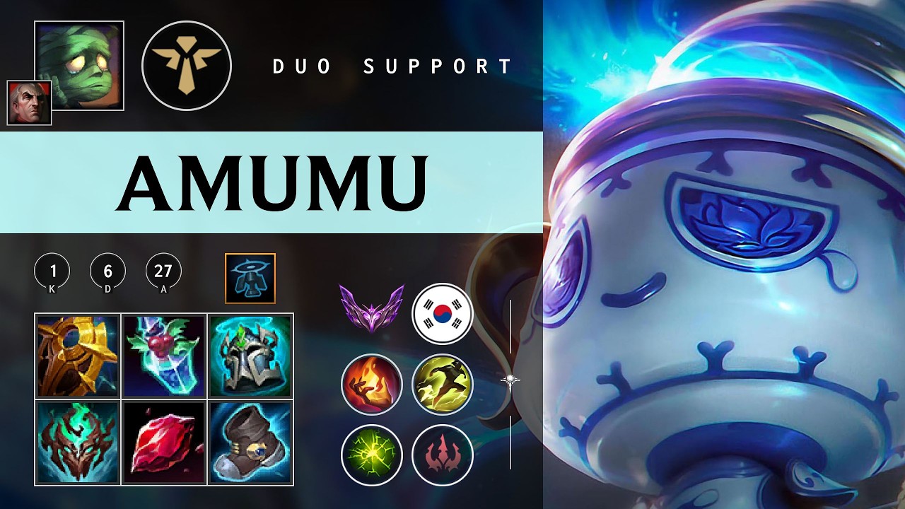 Amumu Support vs Rell - KR Master Patch 26.04