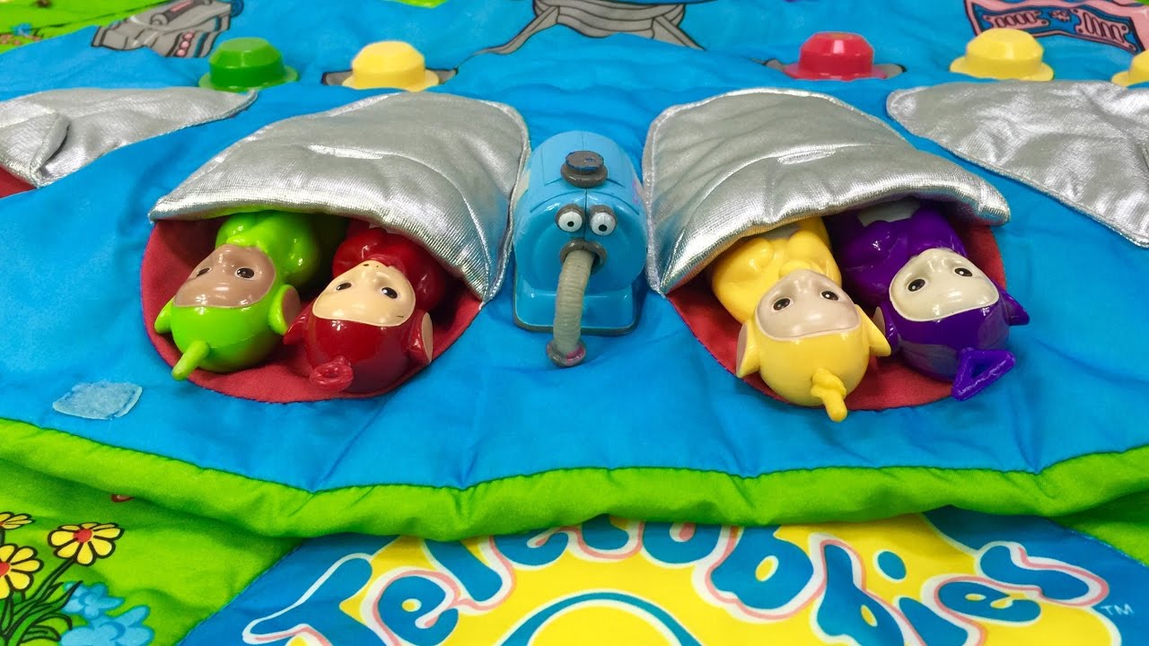 TELETUBBIES TOYS And Noo Noo Sleep Time!