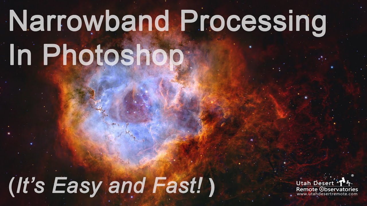 The Easiest Narrowband Processing in Photohsop