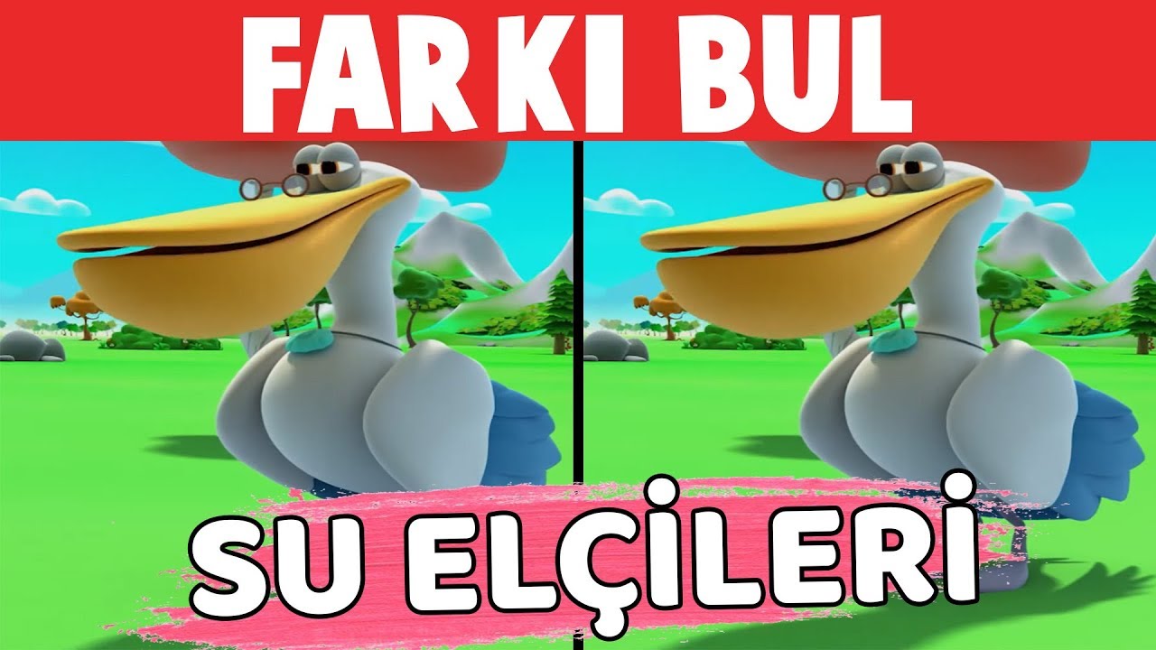 FOTOĞRAF BULMACALARI | Su Elçileri Çizgi Filmi ile Fark Bulmacası | Eğlenceli Bulmacalar|Bul Bakalım