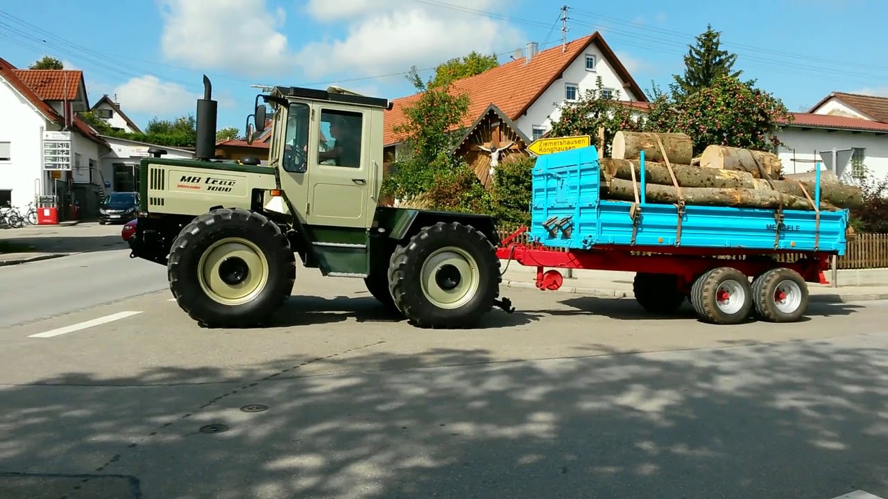 MB trac 1000 intercooler Holztransport