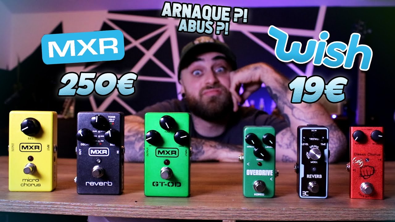 J’ACHÈTE DES PÉDALES D'EFFETS À 19€ SUR WISH ! (il y en a une, j'étais pas prêt)