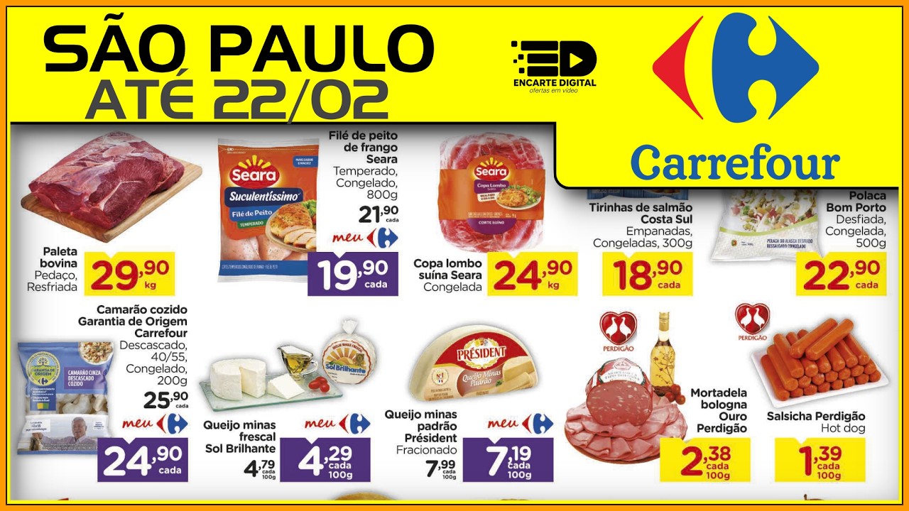 OFERTAS CARREFOUR - Chegou a Hora De Encher o Carrinho - Promoções Imperdíveis Até 22/02