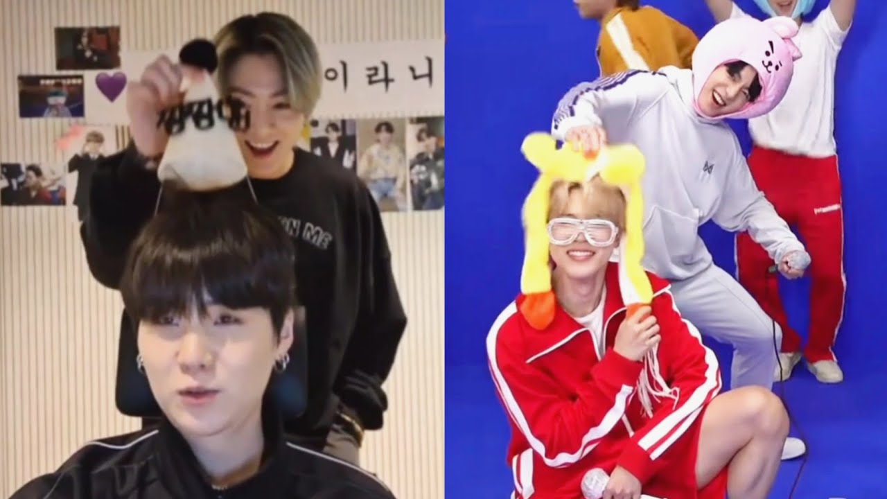 Jungkook being Yoonmin 's baby 😂