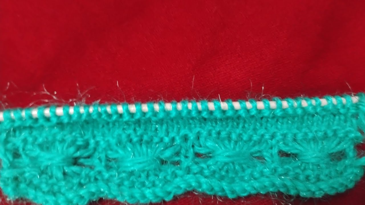  लेडीज स्वेटर बॉर्डर की आसानबुनाई/ladies sweater border design new /border design ||latest border