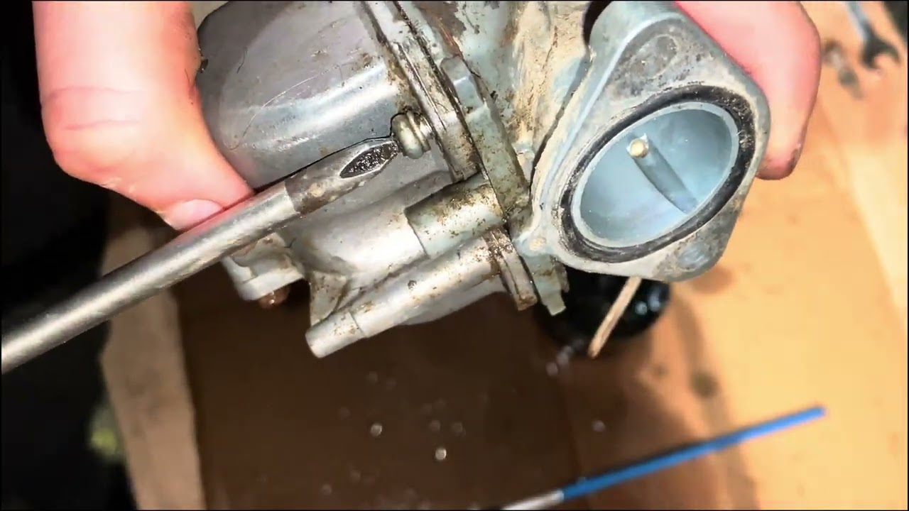 Film z czyszczenia gaźnika Mikuni vm22.