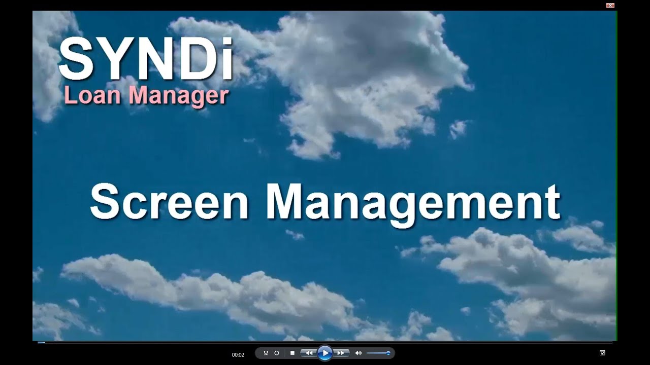 Screen Management