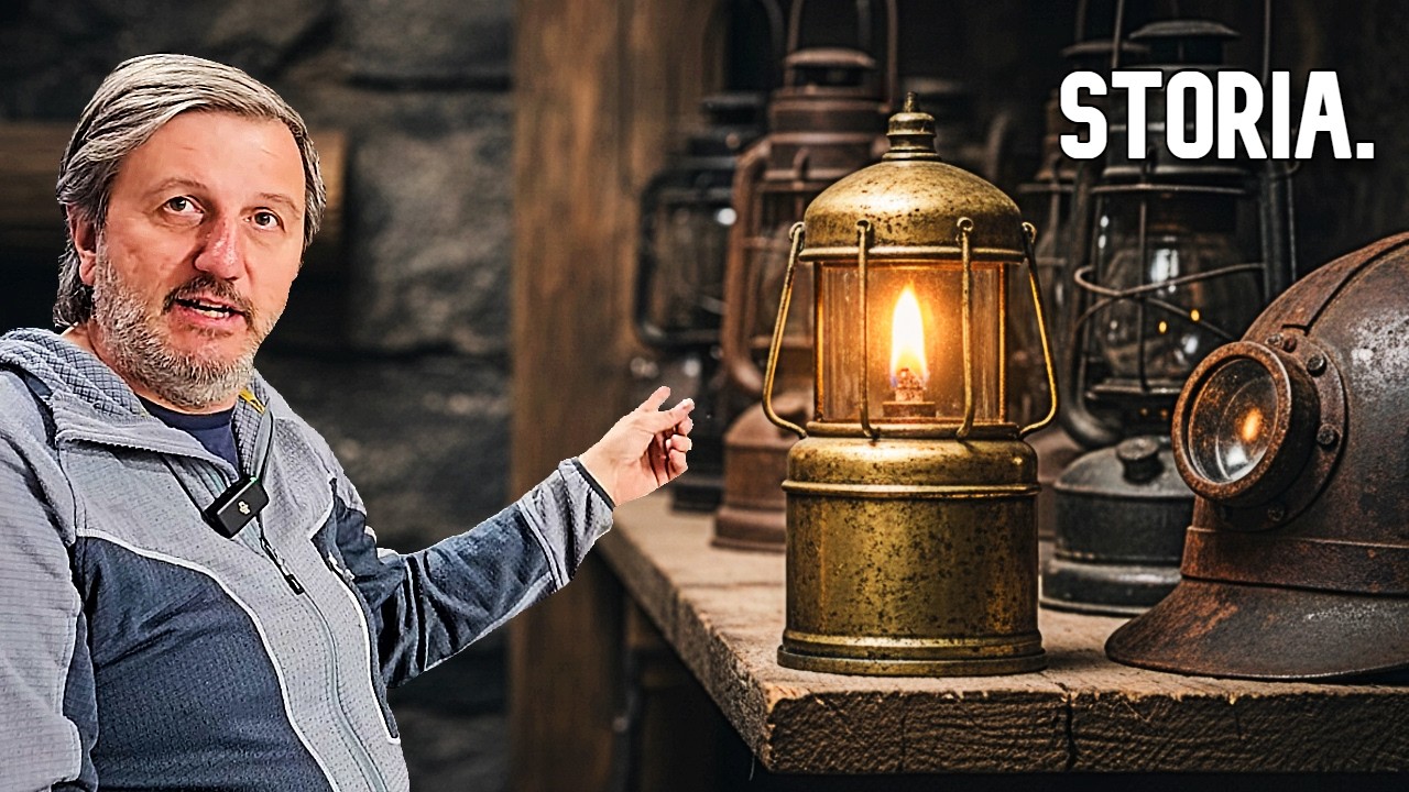 La luce nelle miniere 💡 storia e collezione delle Lampade a Carburo