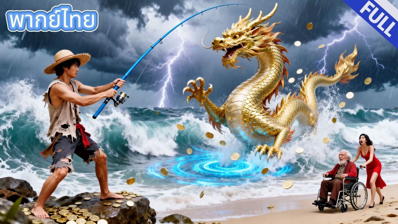 【First】ผู้ชายตกปลานาน 100 วัน ปลดล็อกโปรแกรมรางวัล ตกปลามังกรทอง?! ถูกเศรษฐีซื้อด้วยเงินมหาศาล#film