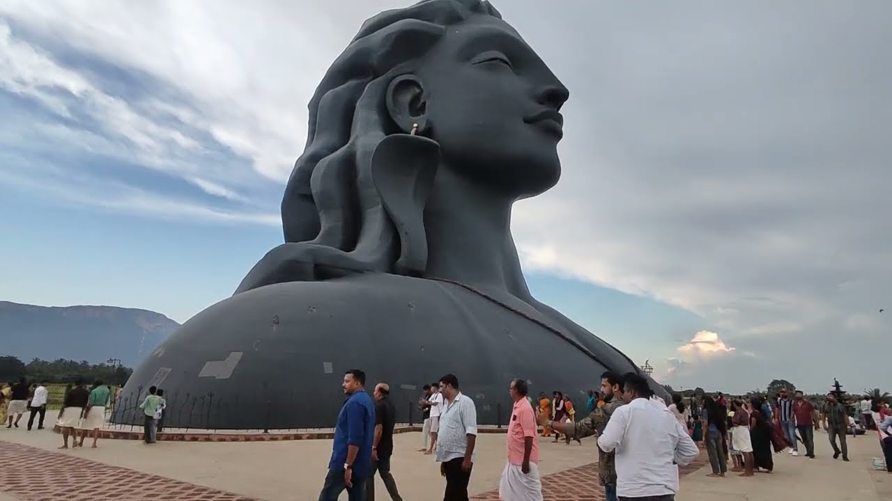 বিশ্বের সবথেকে বড় আদিযোগী শিব মূর্তি  🔱🕉 ! adiyogi Isha !