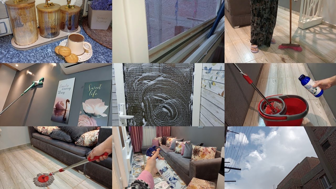 روتين كله نشاط🫧 🧹تنظيف عميق لرسيبشن قبل زينه رمضان 🌙روتين الاستعداد لرمضان ✨