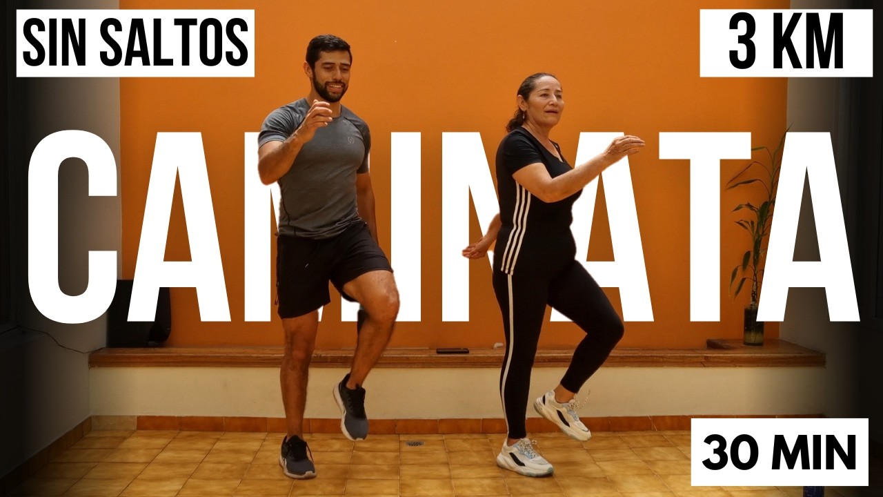 baja de peso y reduce abdomen y cintura CAMINANDO 🚶&zwj;♂️ caminata en casa 30 minutos