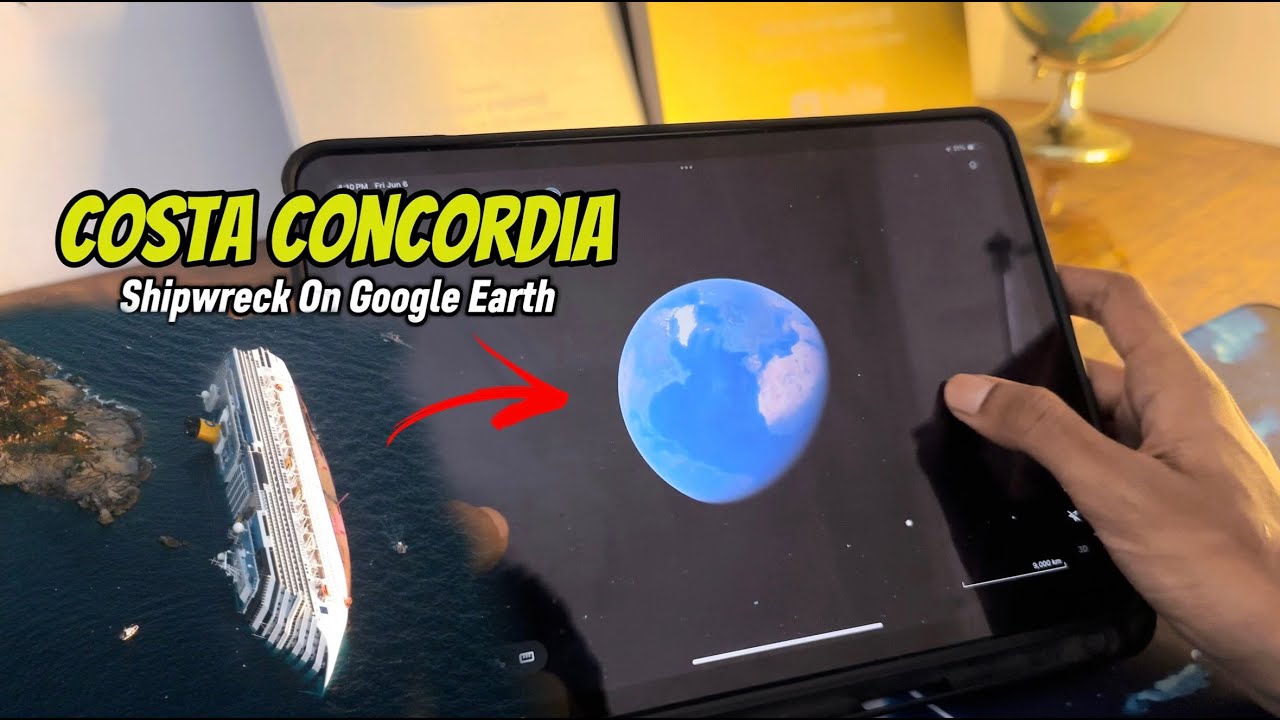 How to Find Costa Concordia On Google Earth?😱