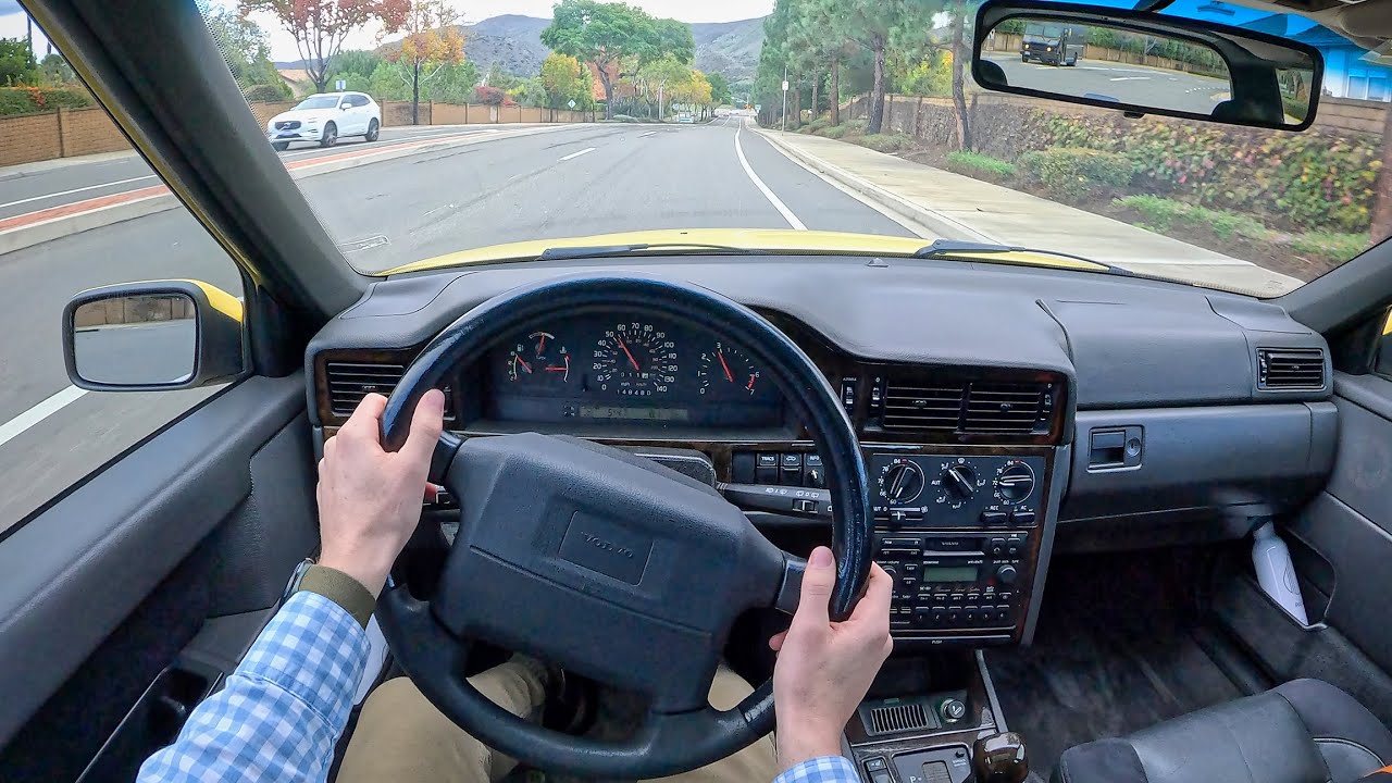 Volvo 850 T5-R Wagon 1995 года выпуска - впечатления от вождения (вид от первого лица)