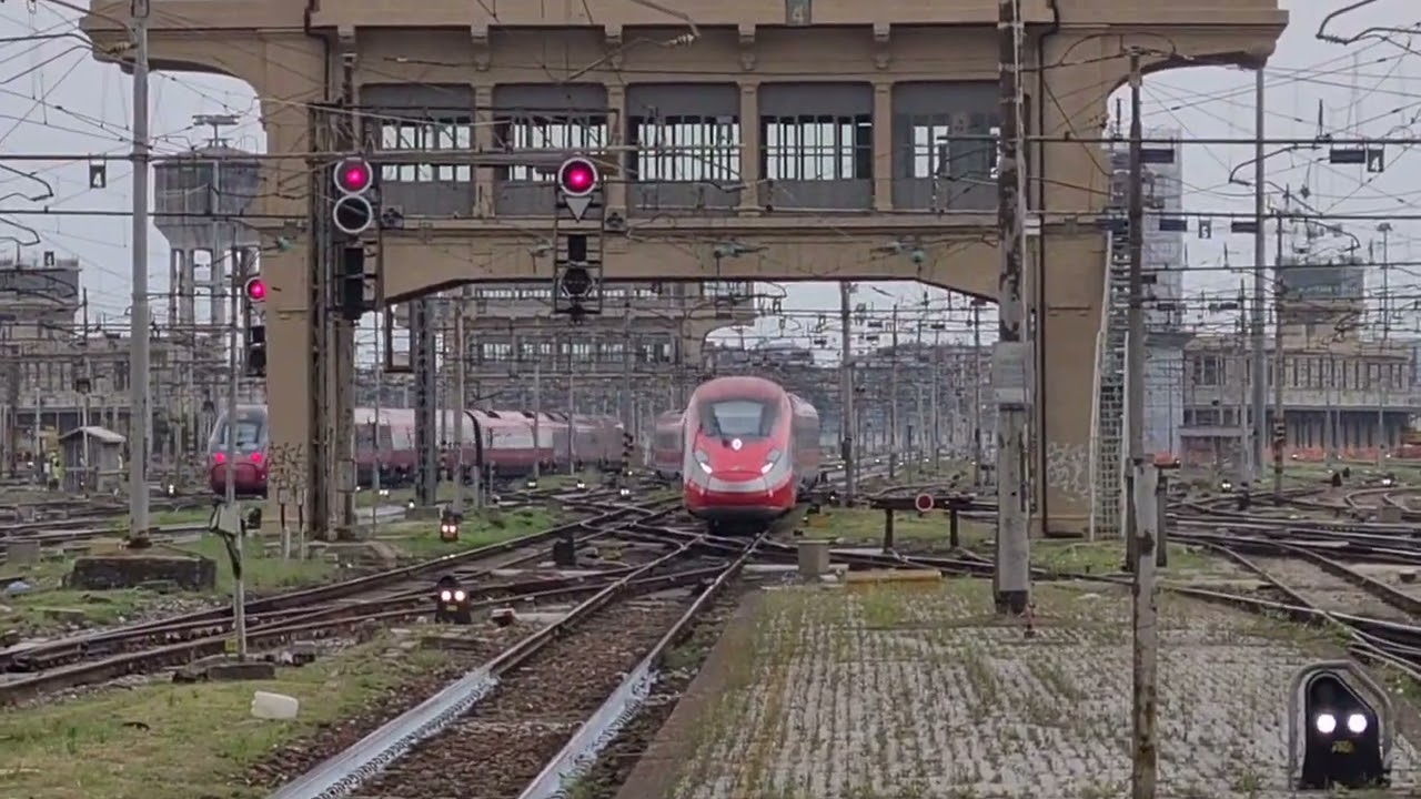 FRECCIAROSSA e ITALO - Incroci a Milano Centrale