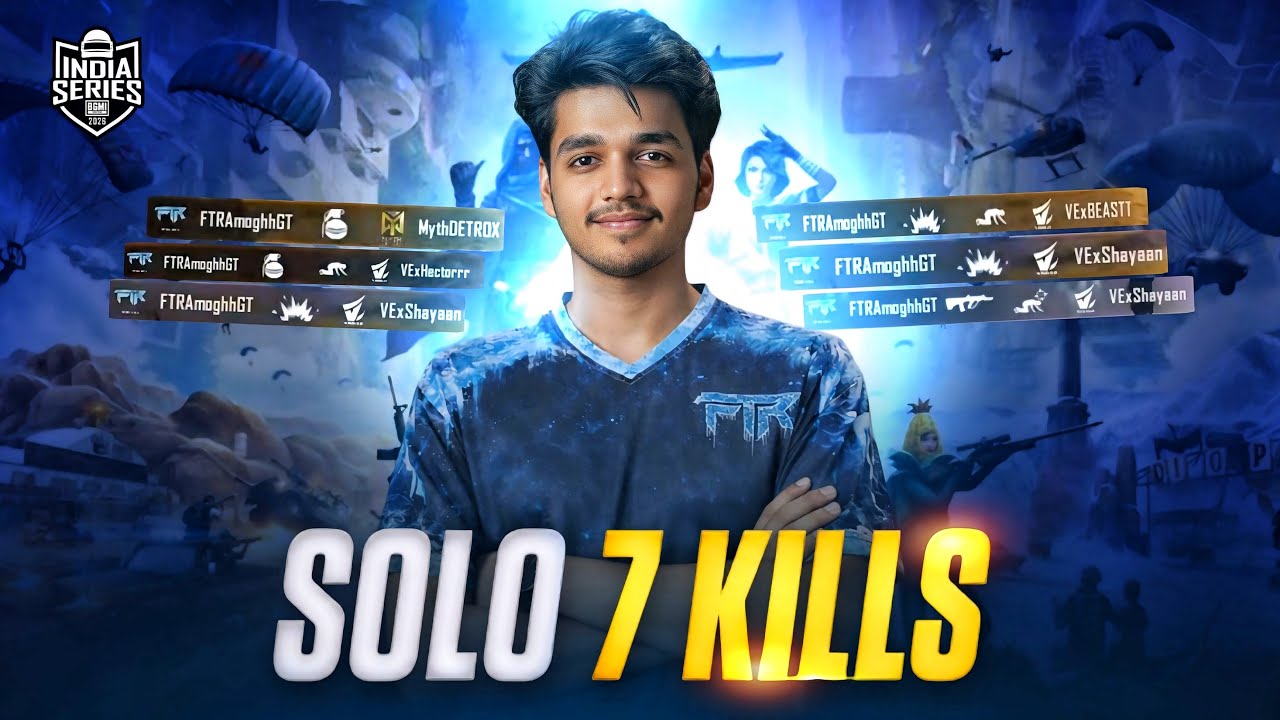 QUALIFIED FOR BGIS ROUND 4 🧿| BGIS ROUND 3 SOLO 7 FINISHES 🔥🐦‍🔥| 26 POINTS DOMINATION🥶| FTRAmoghhGT