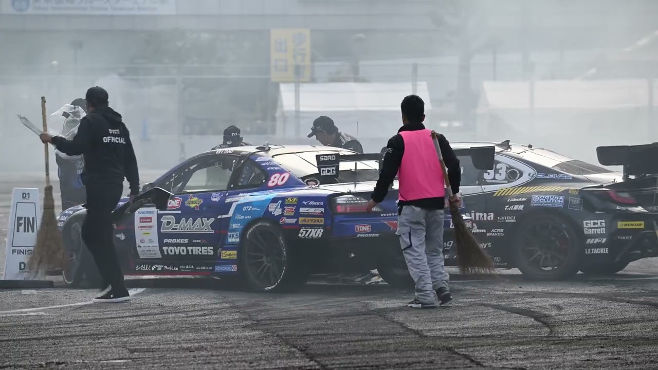 2024 D1 GRAND PRIX SERIES RD.10 ODAIBA 追走まとめ動画 D1グランプリ  追走 走行順 D1GP 4K60P お台場 DRIFT ドリフト 2024/11/10
