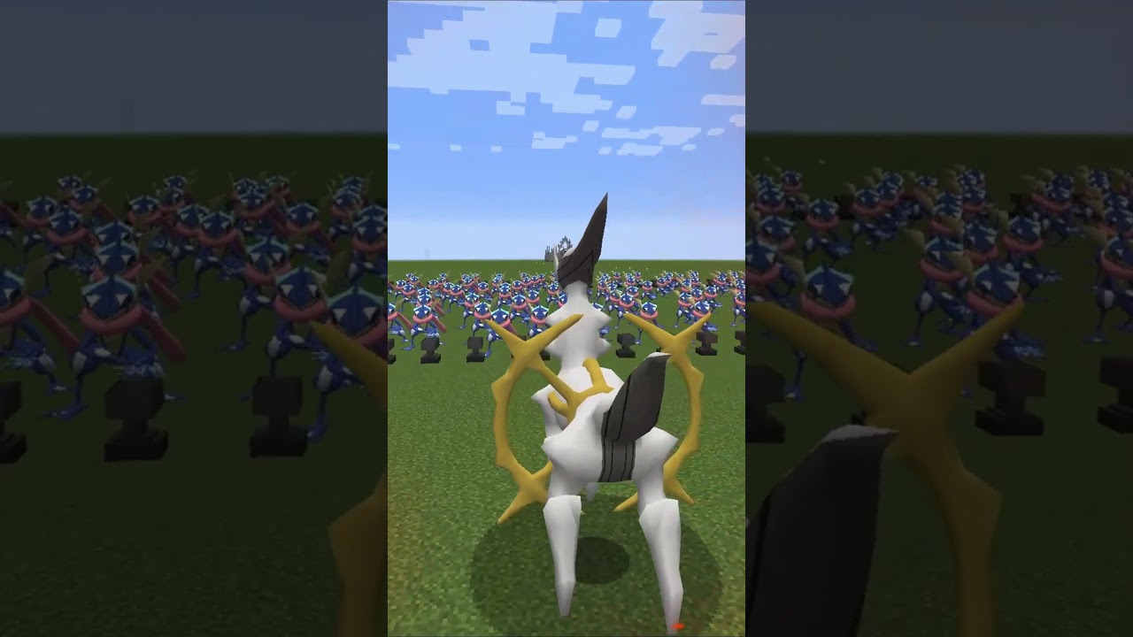 Arceus Vs 100 Greninja in Minecraft Pok&eacute;mon ! The Ultimate Mastery #Pokemon&nbsp;#Minecraft