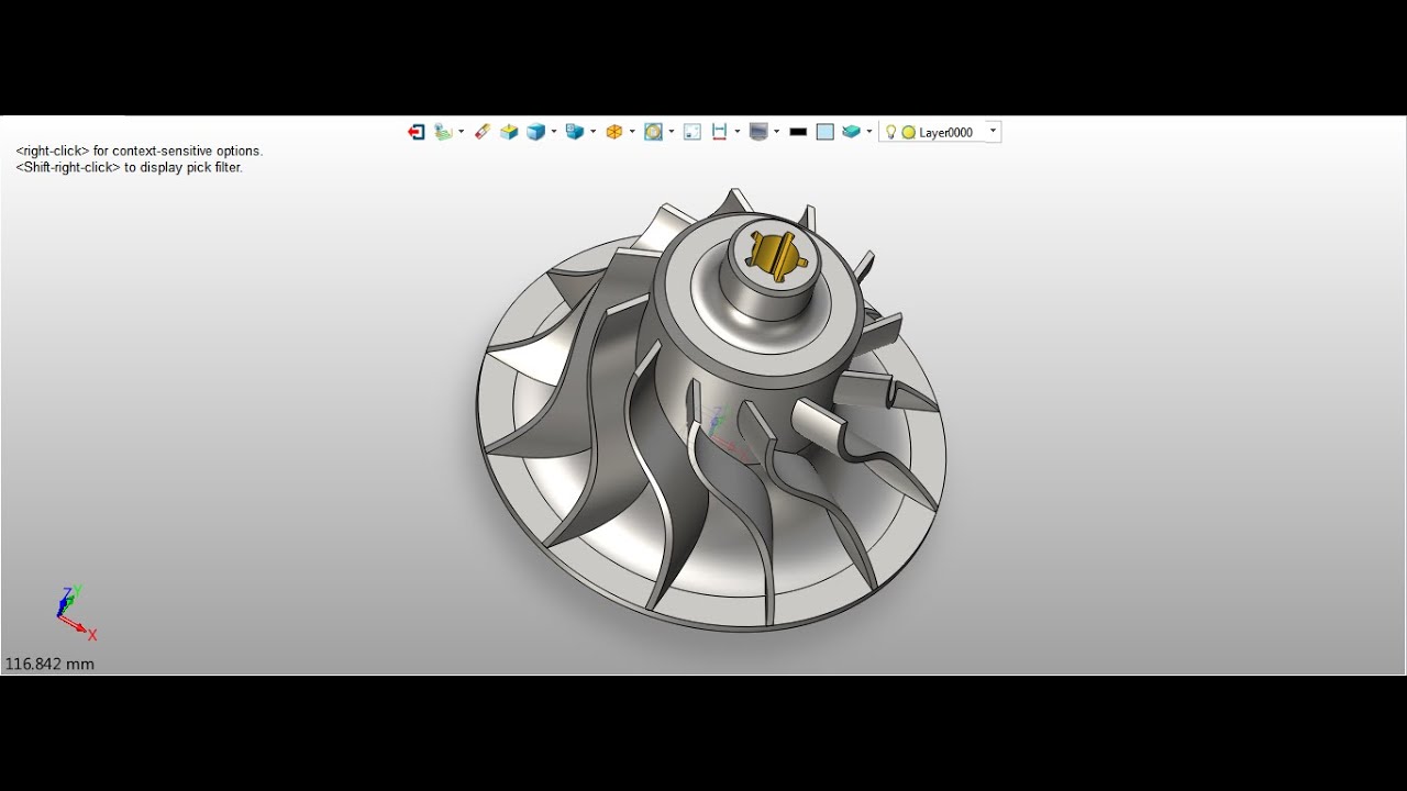 ZW3D 2019 - Impeller