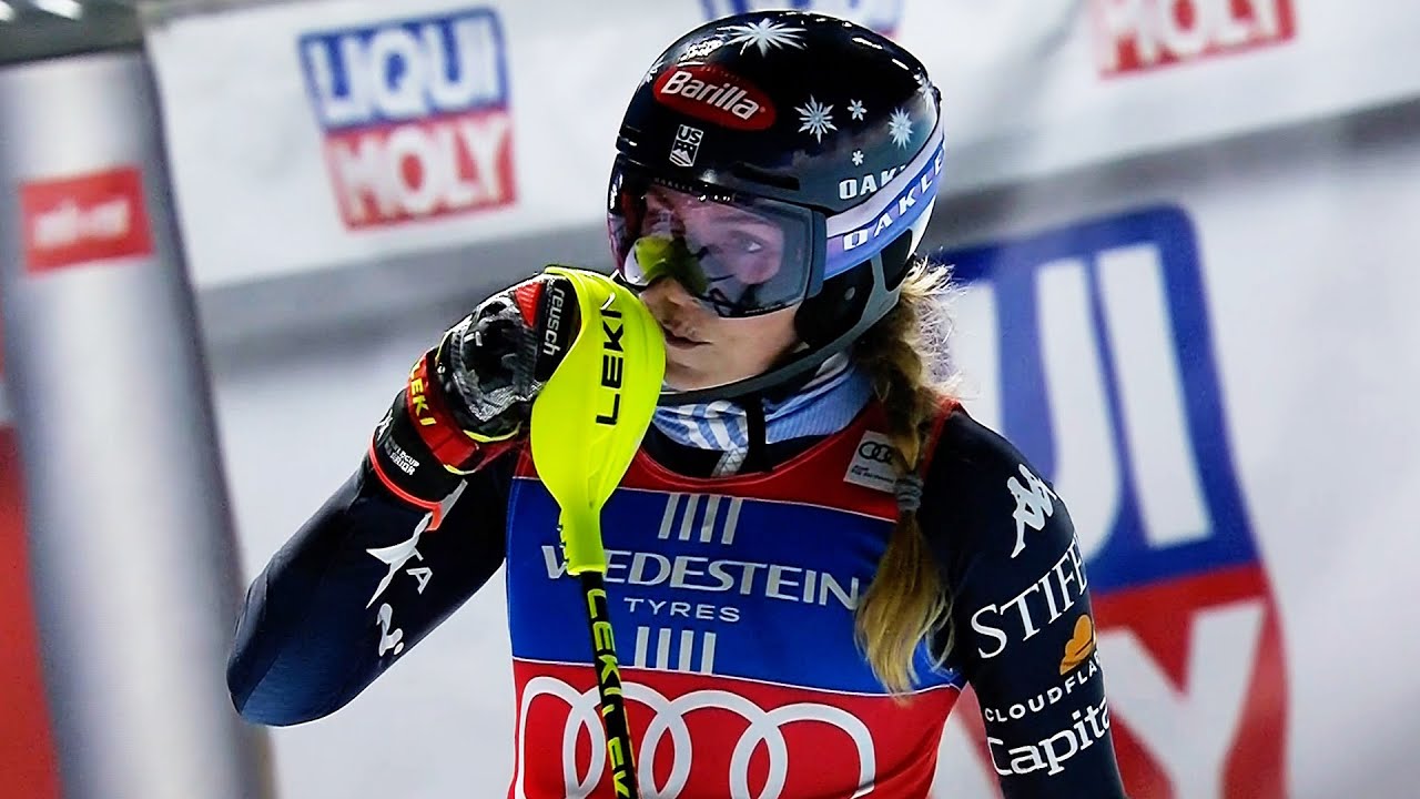Mikaela Shiffrin UNDEFEATED in Slalom This Season! Wins 105th Career World Cup Race