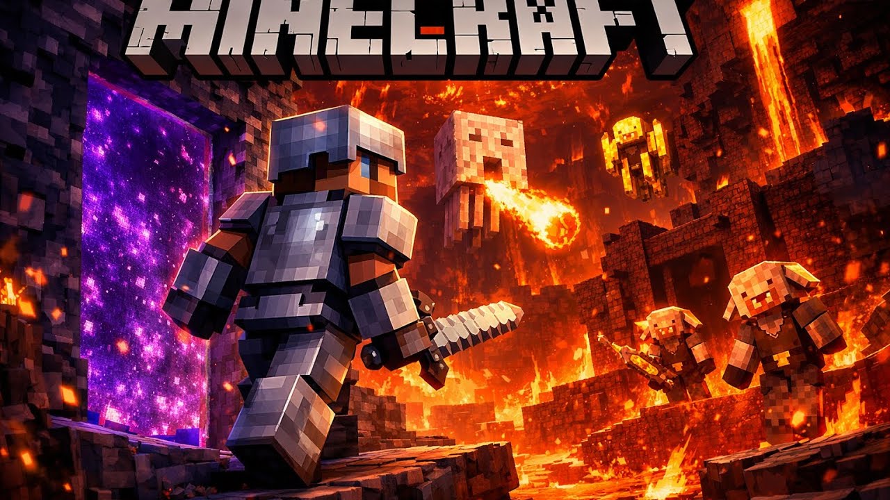 Heute ist der Tag... Wo ich den Nether zum ersten Mal betrete!!!  Minecraft Überleben  Folge 10