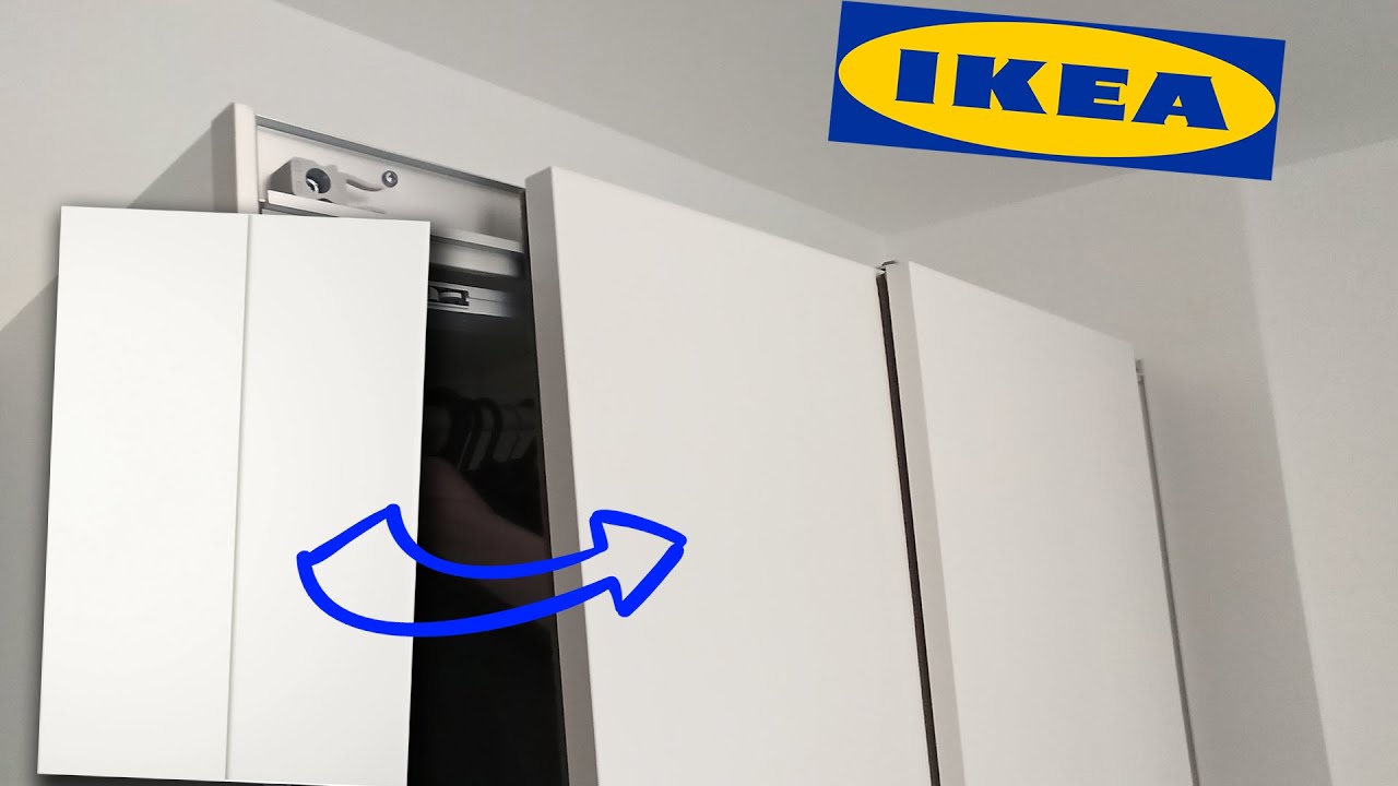 IKEA PAX  WARDROBE pax sliding door assembly - porte coulissante avant droite