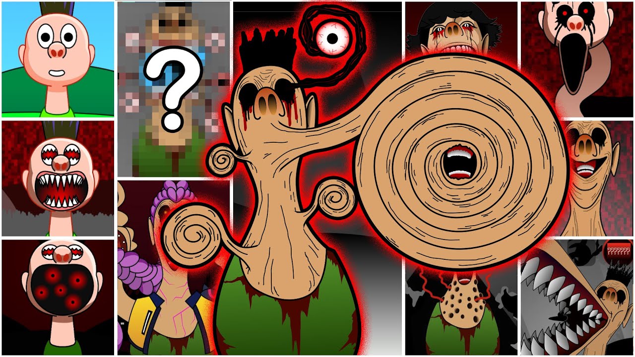 My Sprunki OC: HAMOOD HABIBI (Phase 1 to NEW Phase 54, Phase 55 from Roblox)