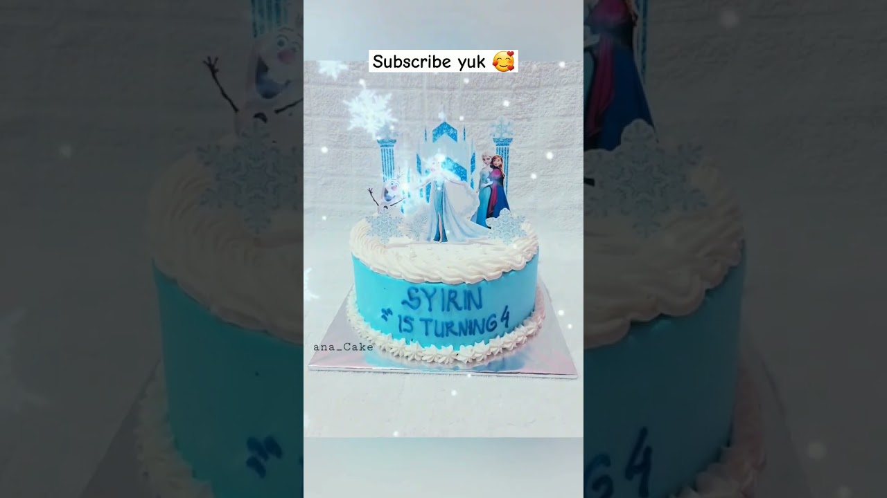 Elsa ana cake design 😇 