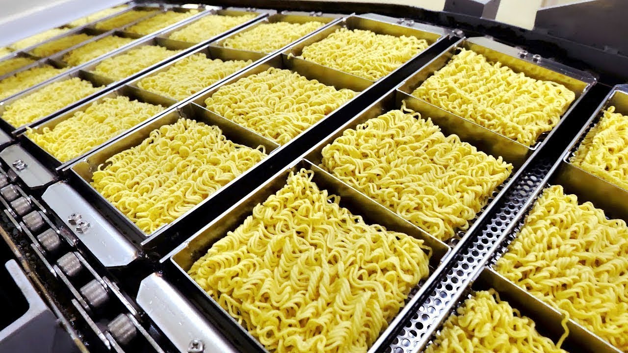 WIE INSTANT-NUDELN HERGESTELLT WERDEN 🍜 | 1 MILLIARDE NUDELN JEDES JAHR!