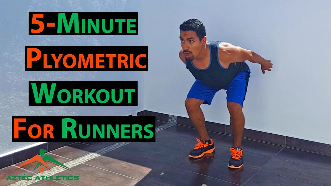 5-MINUTE PLYOMETRIC WORKOUT FOR RUNNERS✔