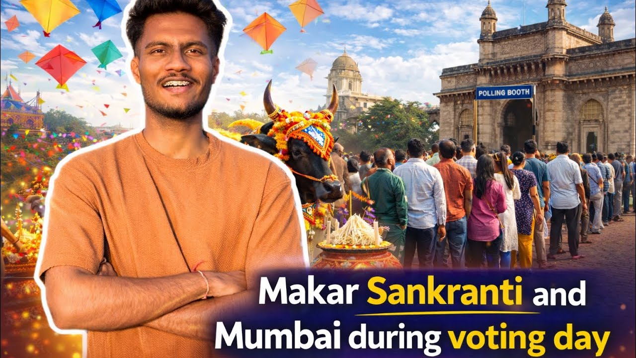Sankranti Special Vlog 🪁 | Mumbai During Voting Day 😲