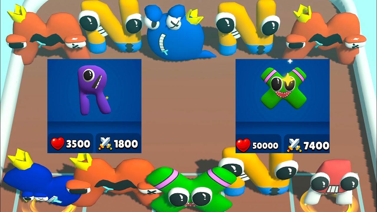 MERGE ALPHABET LETTER LORE Run Merge Battles GamePlay - iOS, Android Part 1