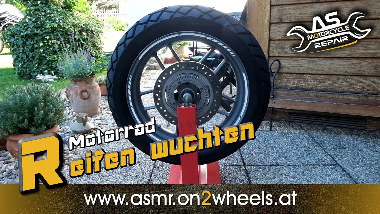 ➤ MOTORRAD RAD REIFEN EINFACH SELBST WUCHTEN