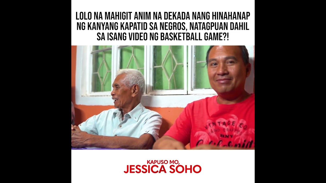 Lolo na higit 6 dekada nang hinahanap, natagpuan dahil sa basketball game? | Kapuso Mo, Jessica Soho