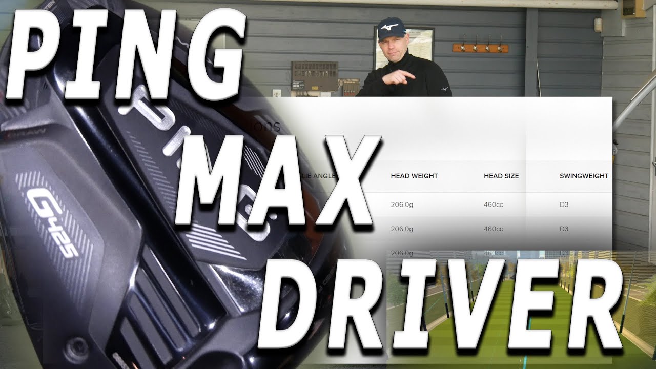 Ping G425 Max Driver Review: Apparently has 10'000 MOI units......