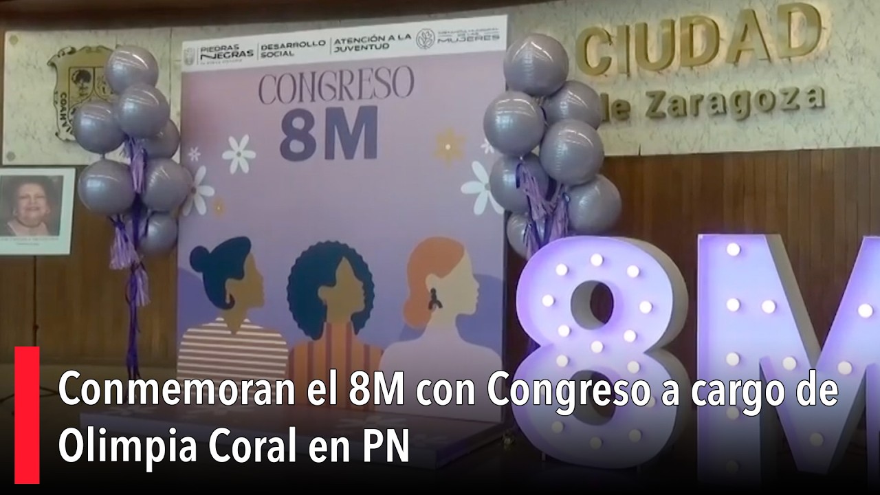 Conmemoran el 8M con Congreso a cargo de Olimpia Coral en PN