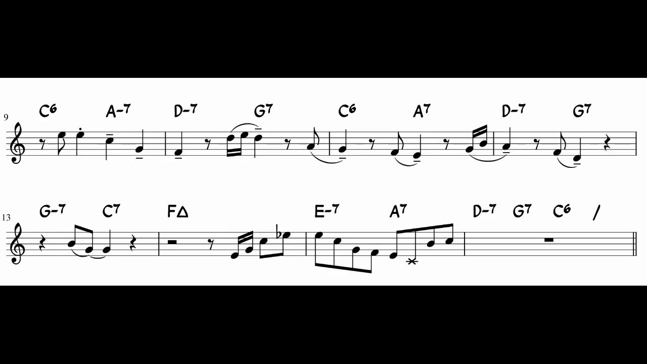Miles Davis - Oleo transcription