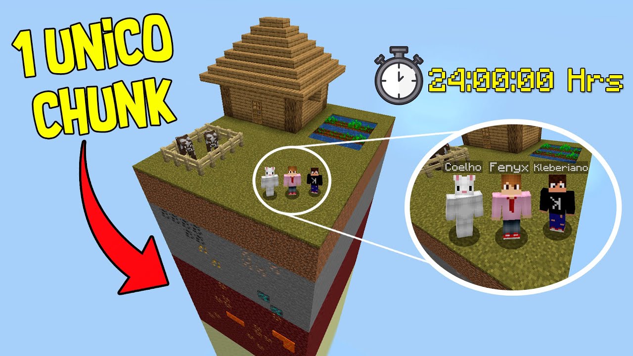 24 HORAS ZERANDO MINECRAFT EM 1 ÚNICO CHUNKKKKKKKKKKKKKKKKKKKKKKKKKKKKKKKKKKKKKKKKKKKKKKKKKKKKKKKKKK