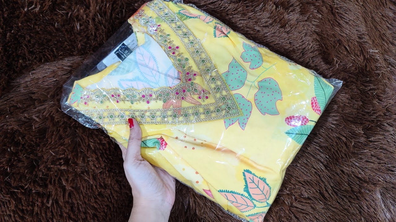 Beautiful Yellow Kurti Set Review | Amazon Finds