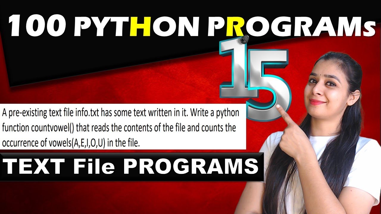 PYTHON 100 PROGRAMS SERIES - Most Important for Boards & Practical | CBSE Class12-CS | P15
