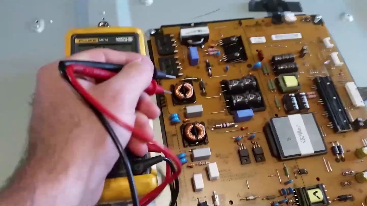 Ремонт телевизора LG — нет питания, мигает светодиод