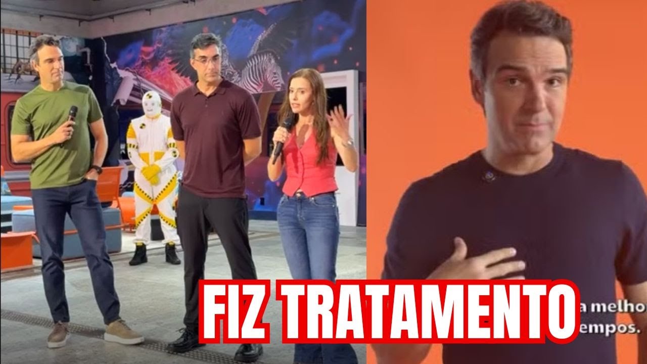 BBB 26: Tadeu Schmidt revela que fez tratamento de saúde para o programa 