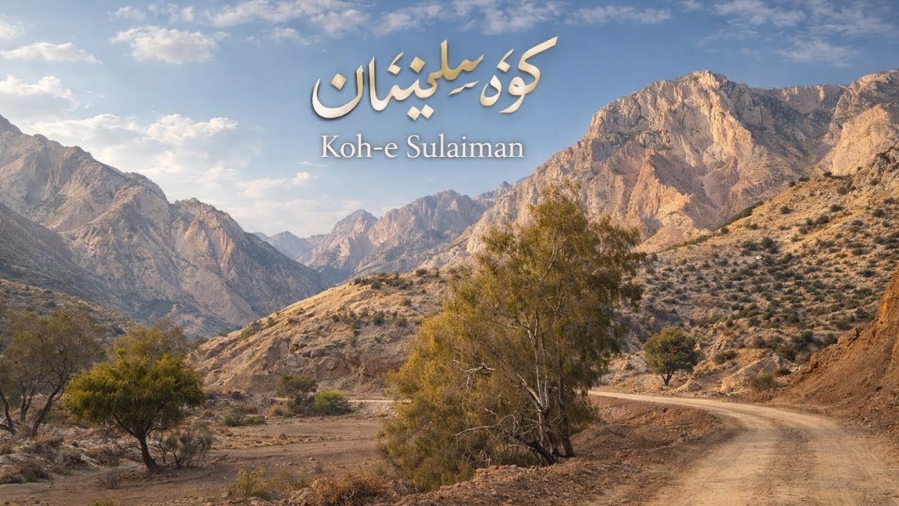 کوہ سلیمان خوبصورت پہاڑی ویڈیو اور خالی اواز کے ساتھ 🥀⛰️