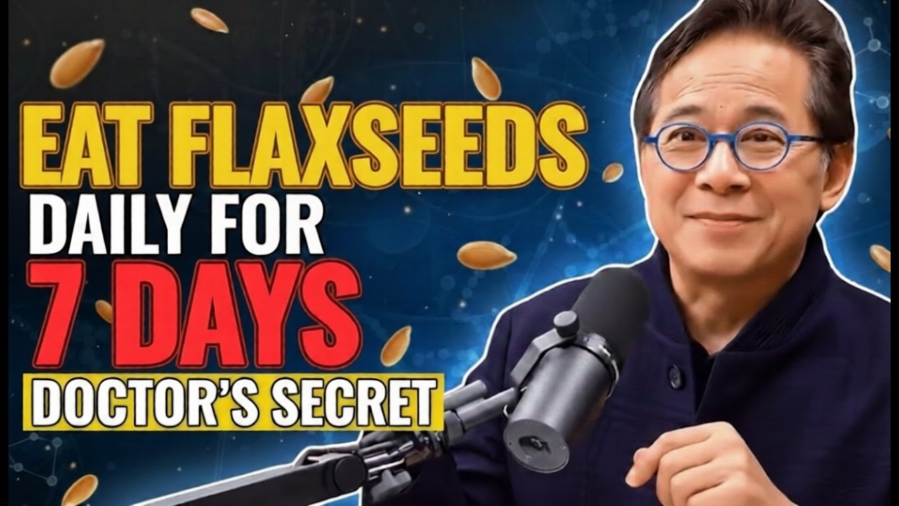 Eat 1 Teaspoon of Flaxseeds at NIGHT for 7 Days — What Really Happens | Dr. William Li: