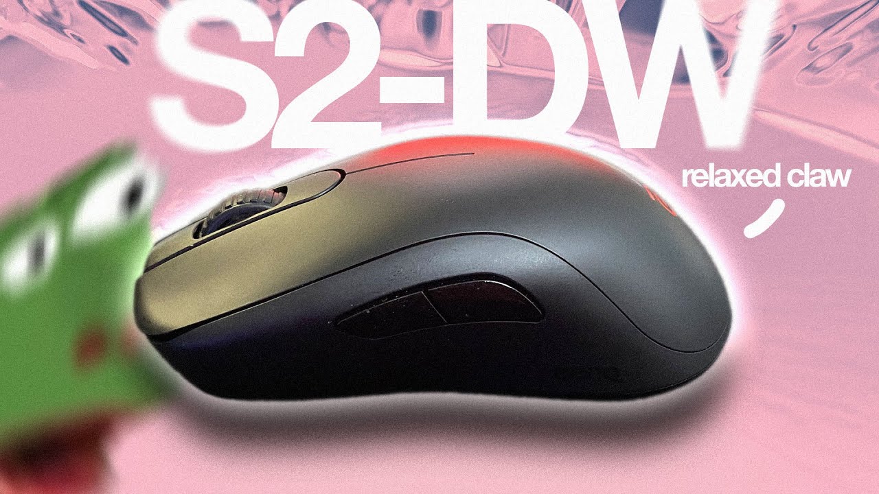 Con chuột cầm RELAXED CLAW th&iacute;ch nhất của Zowie!!! - Review Zowie S2-DW