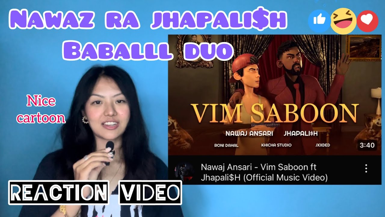 Reacting on VIM SABOON- Nawaj ft Jhapali$h 😳 #reactionvideo #rap #fyp